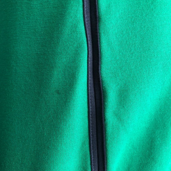BANANA REPUBLIC Green Summer Dress with Navy Trim - Picture 5 of 7